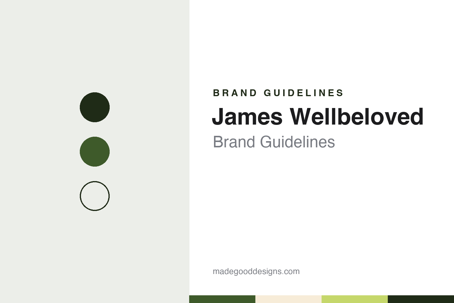 James Wellbeloved Brand Guidelines: The 1992 Somerset Pet Food Owned by Royal Canin Since 2000