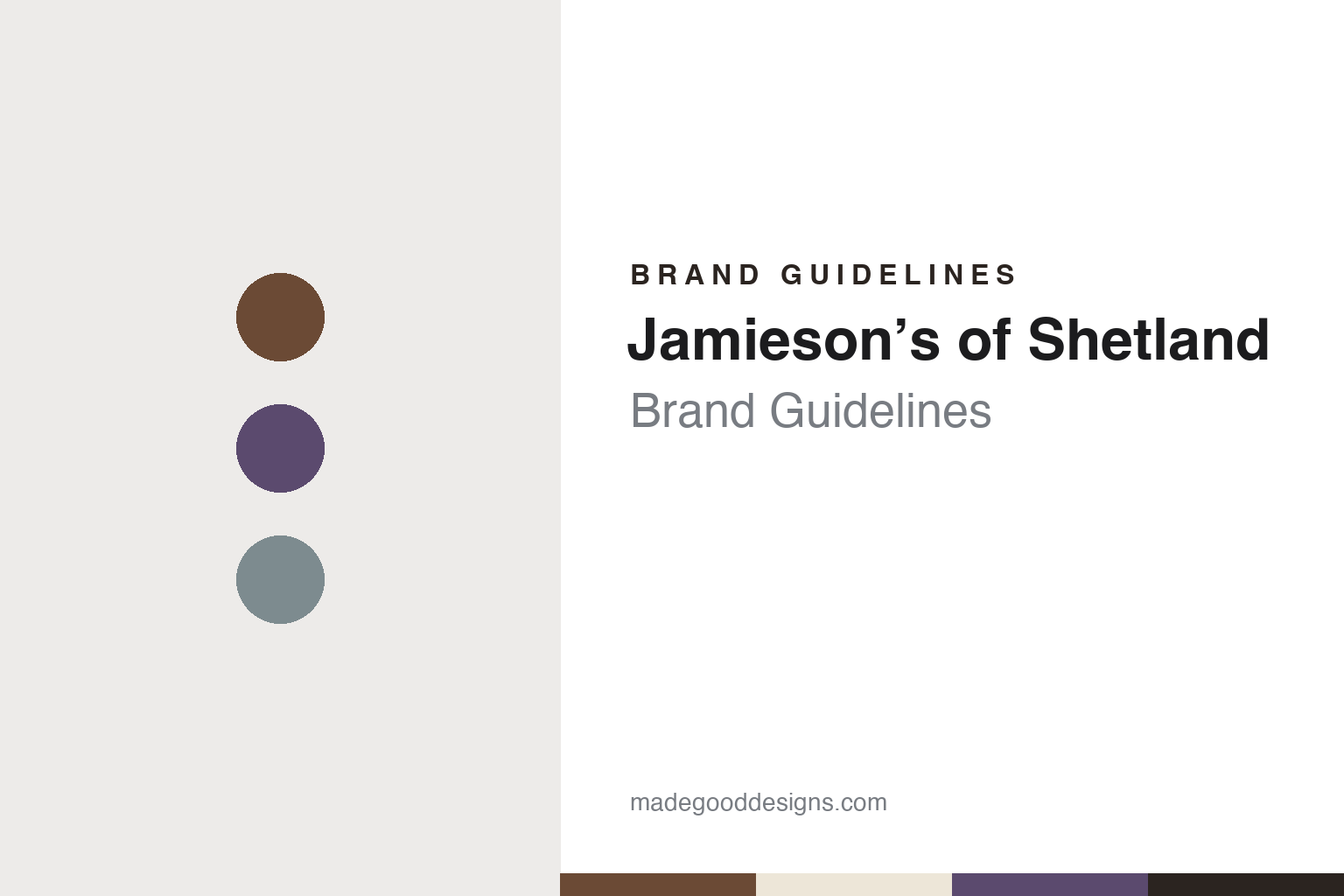 Jamieson’s of Shetland Brand Guidelines: The Family Mill Spinning Native Shetland Wool at Sandness