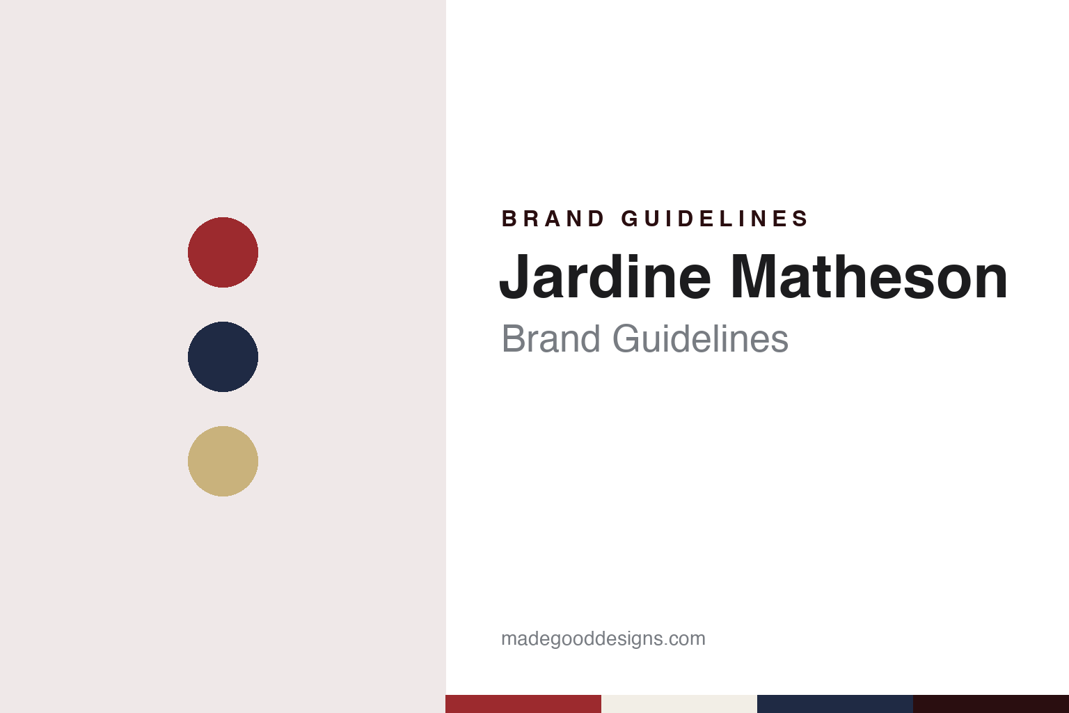Jardine Matheson brand guidelines — abstract colour discs and material texture (original homage; not a Jardine Matheson product or logo)