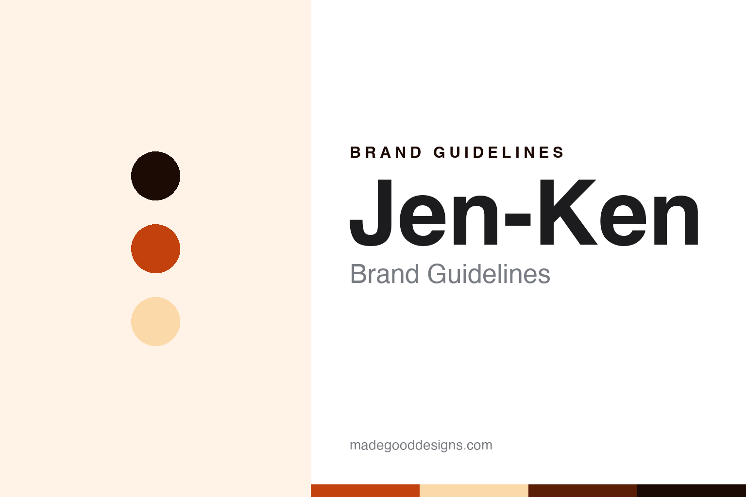 Jen-Ken Kilns Brand Guidelines: Two First Names, Fused