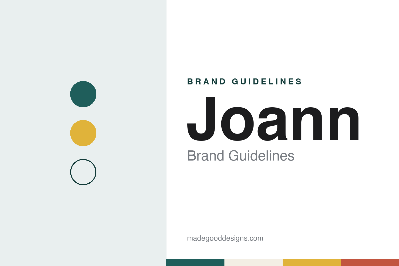 Joann Brand Guidelines: Cleveland Fabric Shop to Michaels