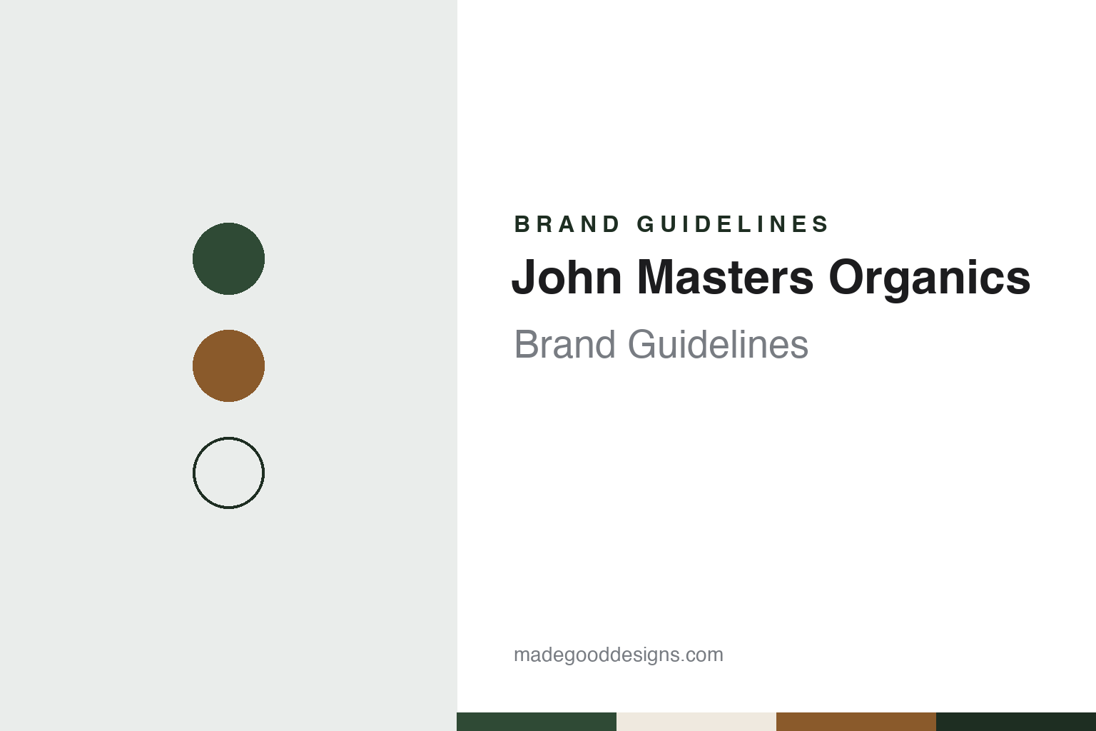 John Masters Organics Brand Guidelines: From a SoHo Salon to Tokyo Ownership