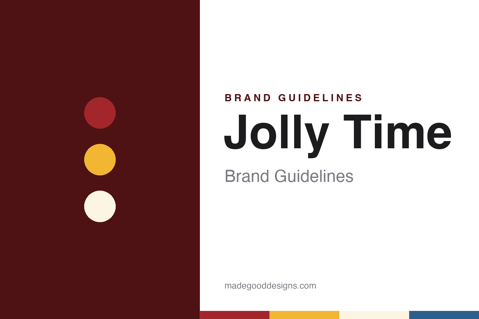 Jolly Time Brand Guidelines: A Sioux City Basement, a Metal Can and the Smith Family