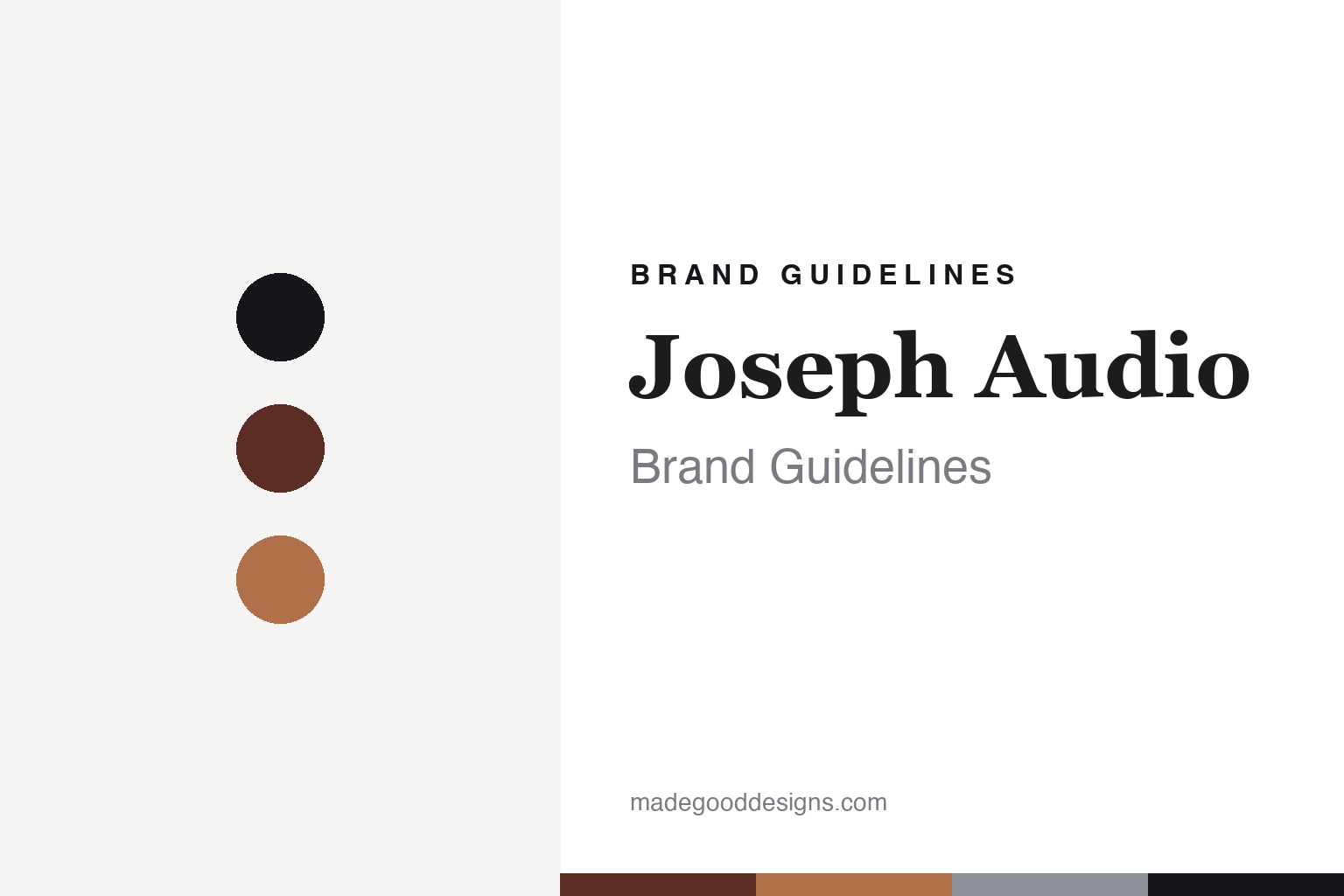 Joseph Audio Brand Guidelines: Jeff Joseph’s Steep-Slope Speakers From New York