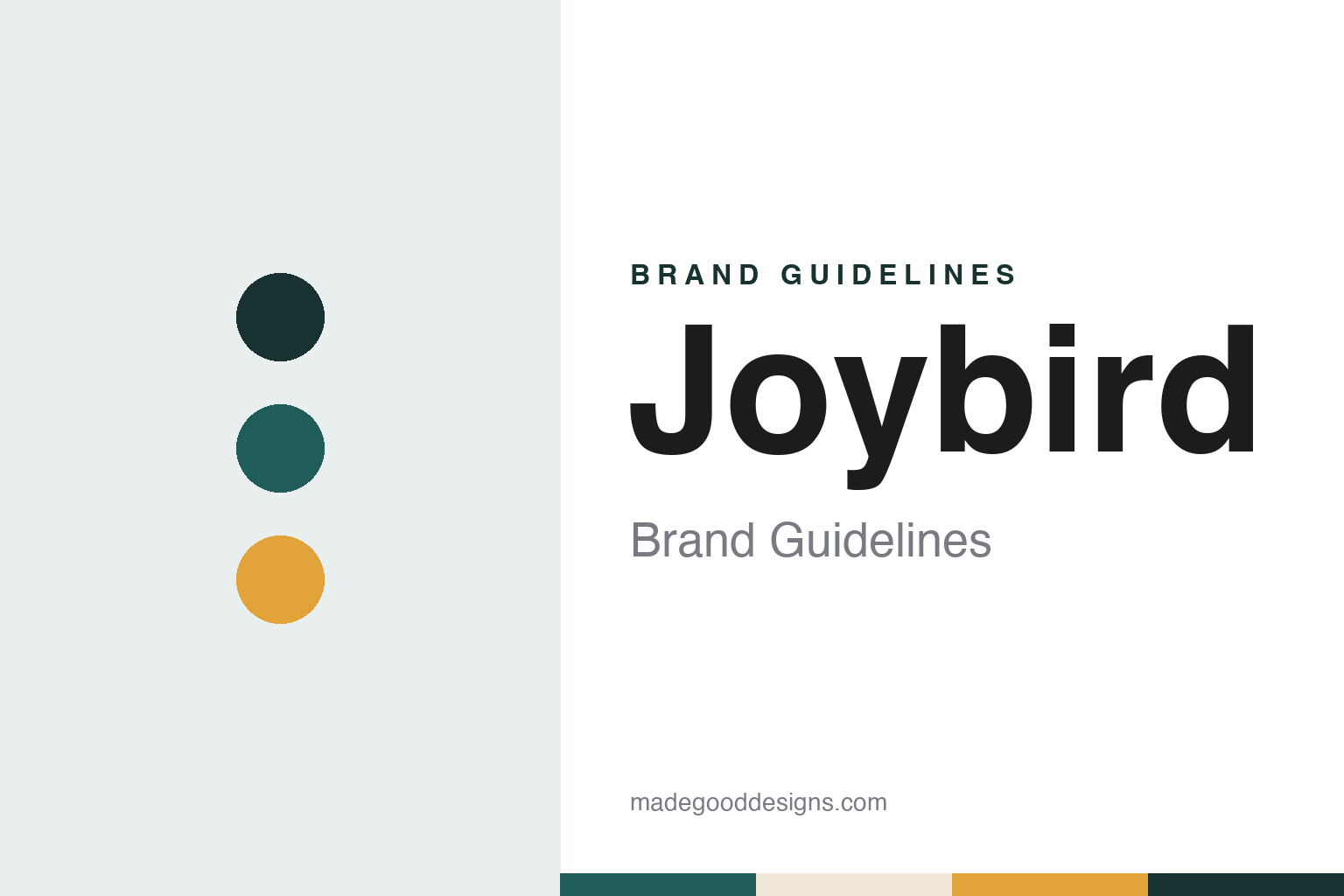 Joybird brand guidelines — abstract colour discs and material texture (original homage; not a Joybird product or logo)