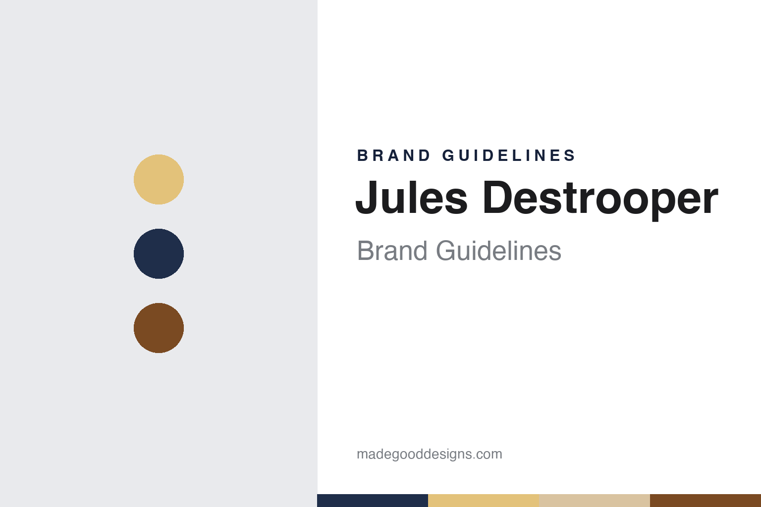 Jules Destrooper Brand Guidelines: The Lo Bakery Behind the Diagonal-Grid Butter Waffle