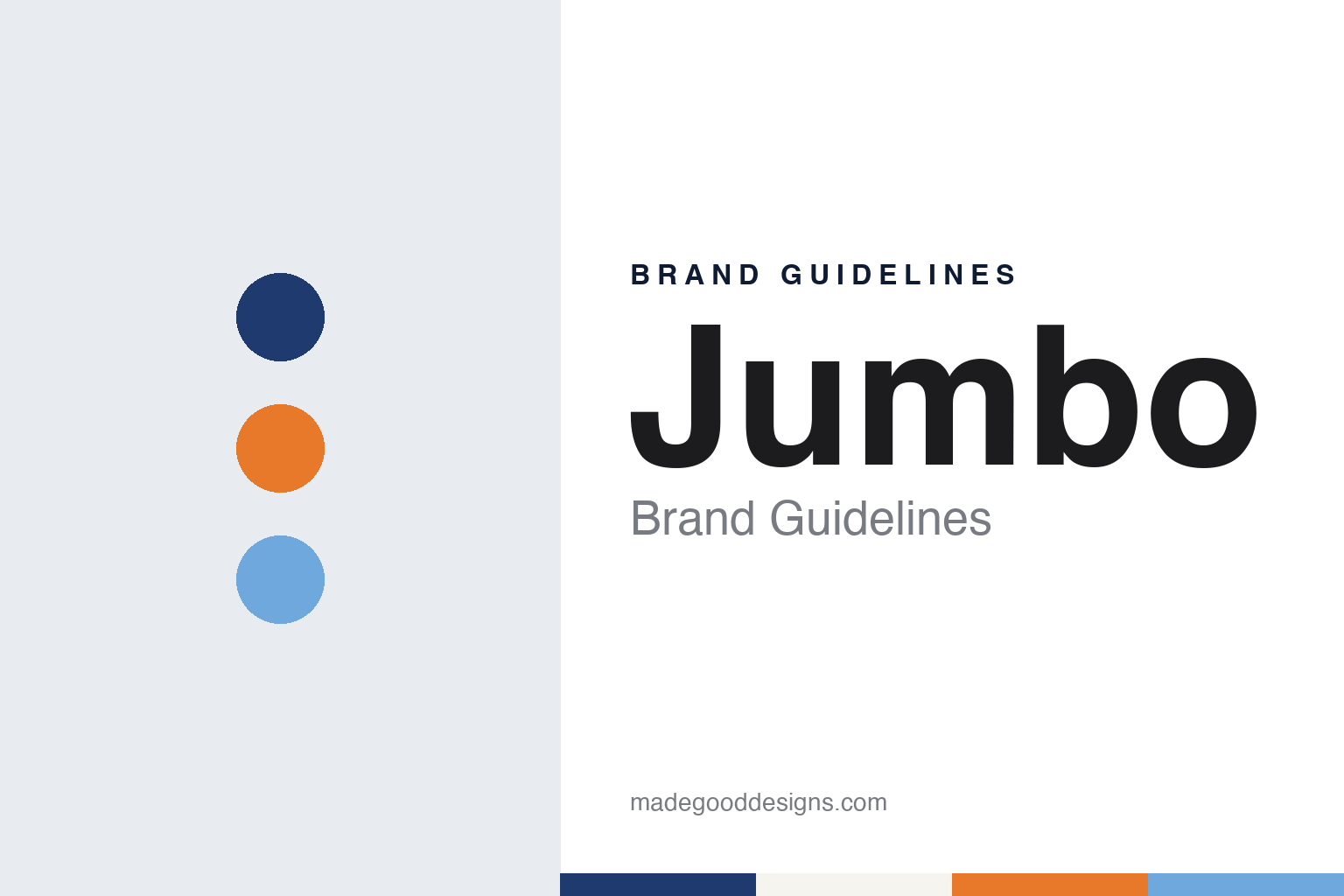 Jumbo brand guidelines — abstract colour discs and material texture (original homage; not a Jumbo product or logo)