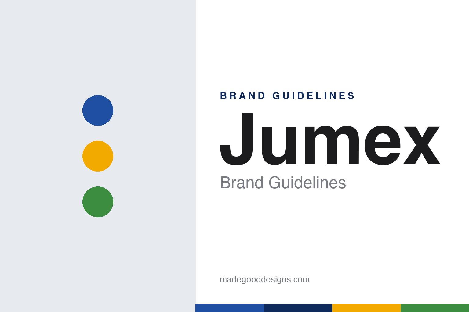 Jumex brand guidelines — abstract colour discs and material texture (original homage; not a Jumex product or logo)