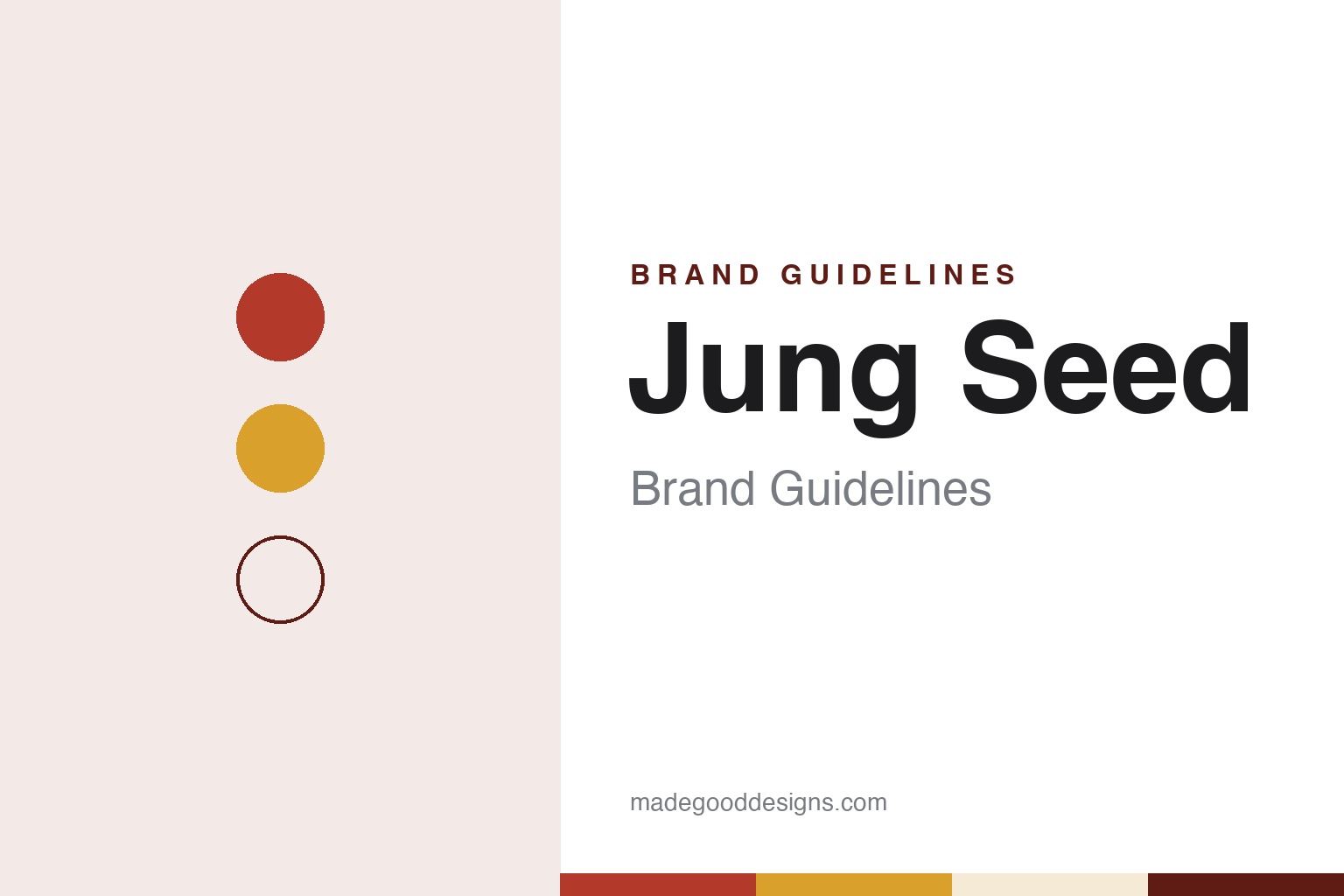 Jung Seed Brand Guidelines: The Randolph, Wisconsin Seed Catalog Since 1907