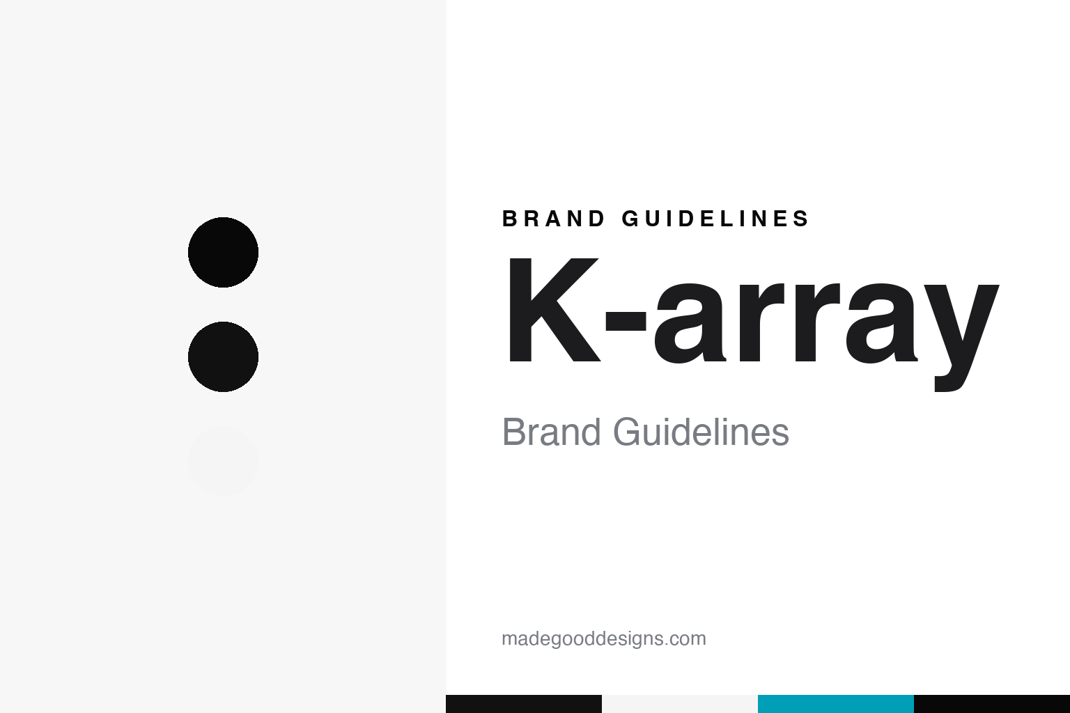K-array brand guidelines — abstract colour discs and material texture (original homage; not a K-array product or logo)