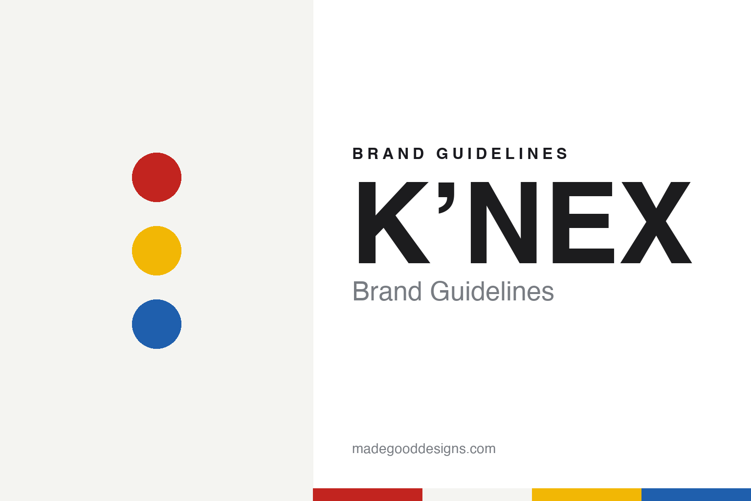 K’NEX Brand Guidelines: Rods and Connectors from Hatfield, Pennsylvania
