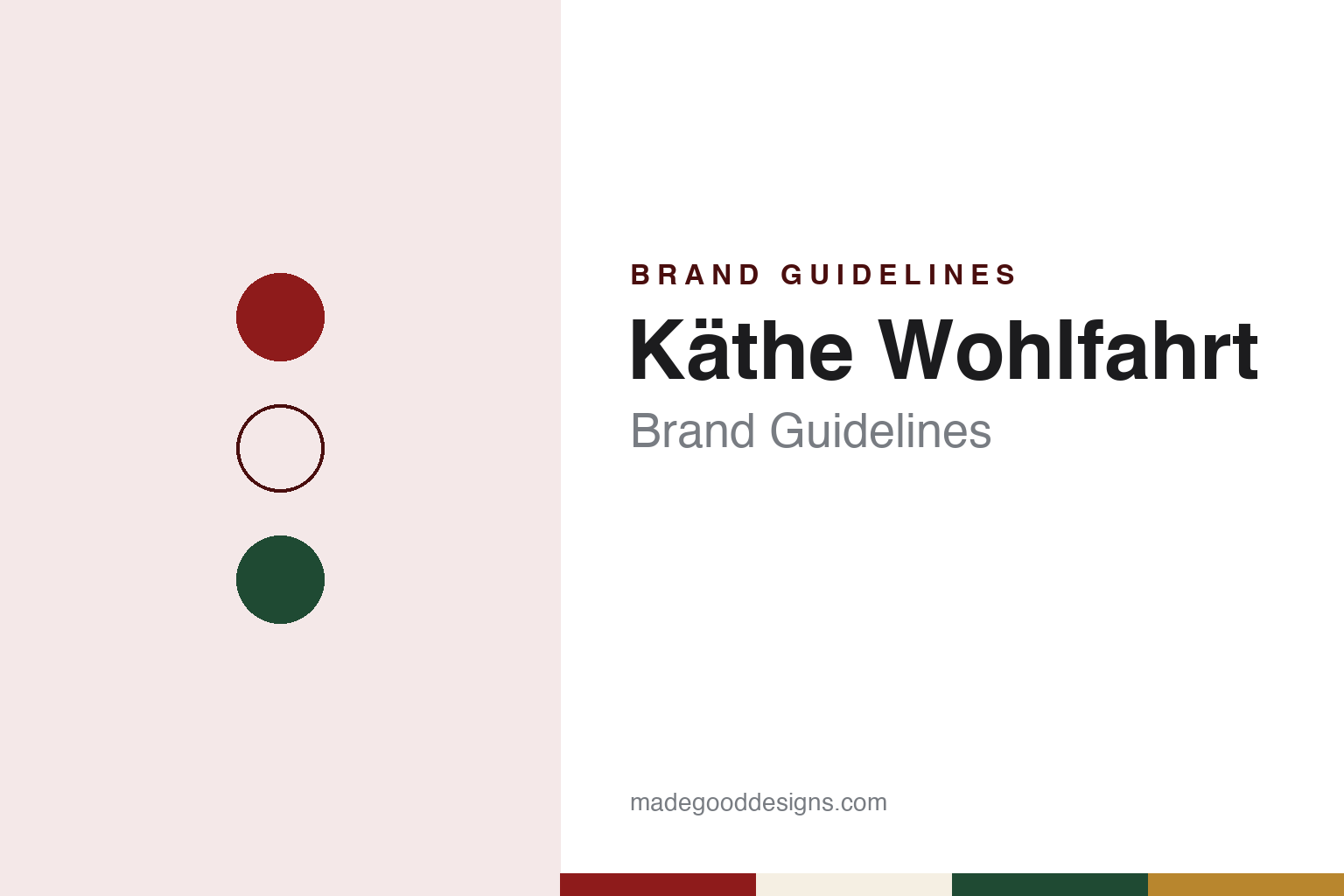 Käthe Wohlfahrt Brand Guidelines: Rothenburg Christmas Shop Since 1964