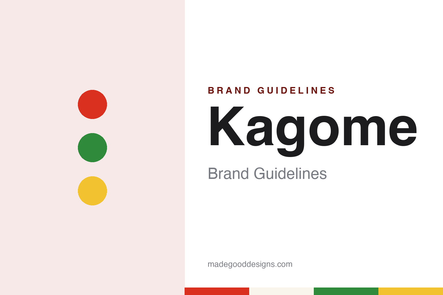 Kagome Brand Guidelines: The Aichi Tomato Grower Named After a Basket Weave
