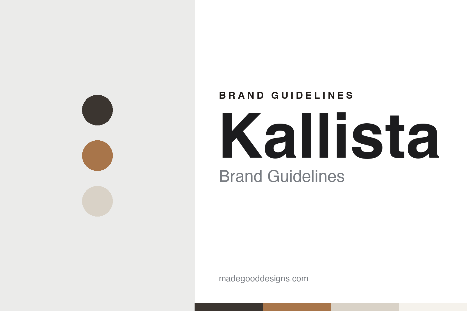 Kallista Brand Guidelines: The San Francisco Plumbing Brand That Kohler Bought