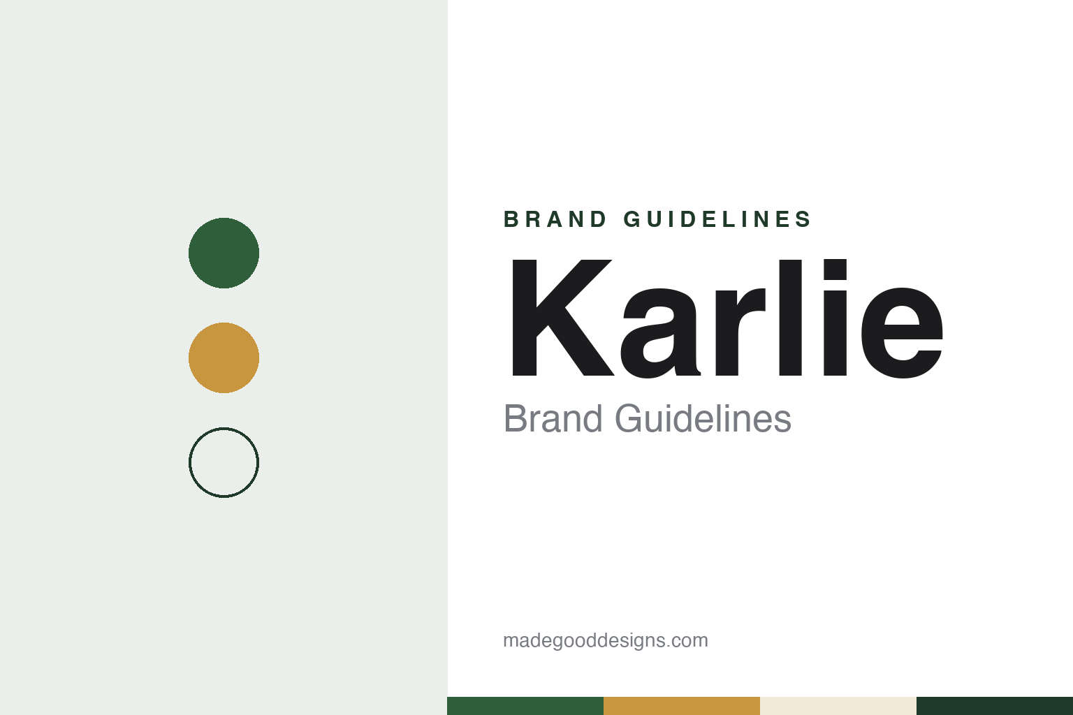 Karlie brand guidelines — abstract colour discs and material texture (original homage; not a Karlie product or logo)