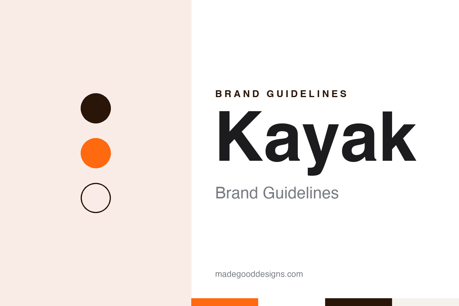 Kayak Brand Guidelines: Travel Search, White Space & the KAYAK Name