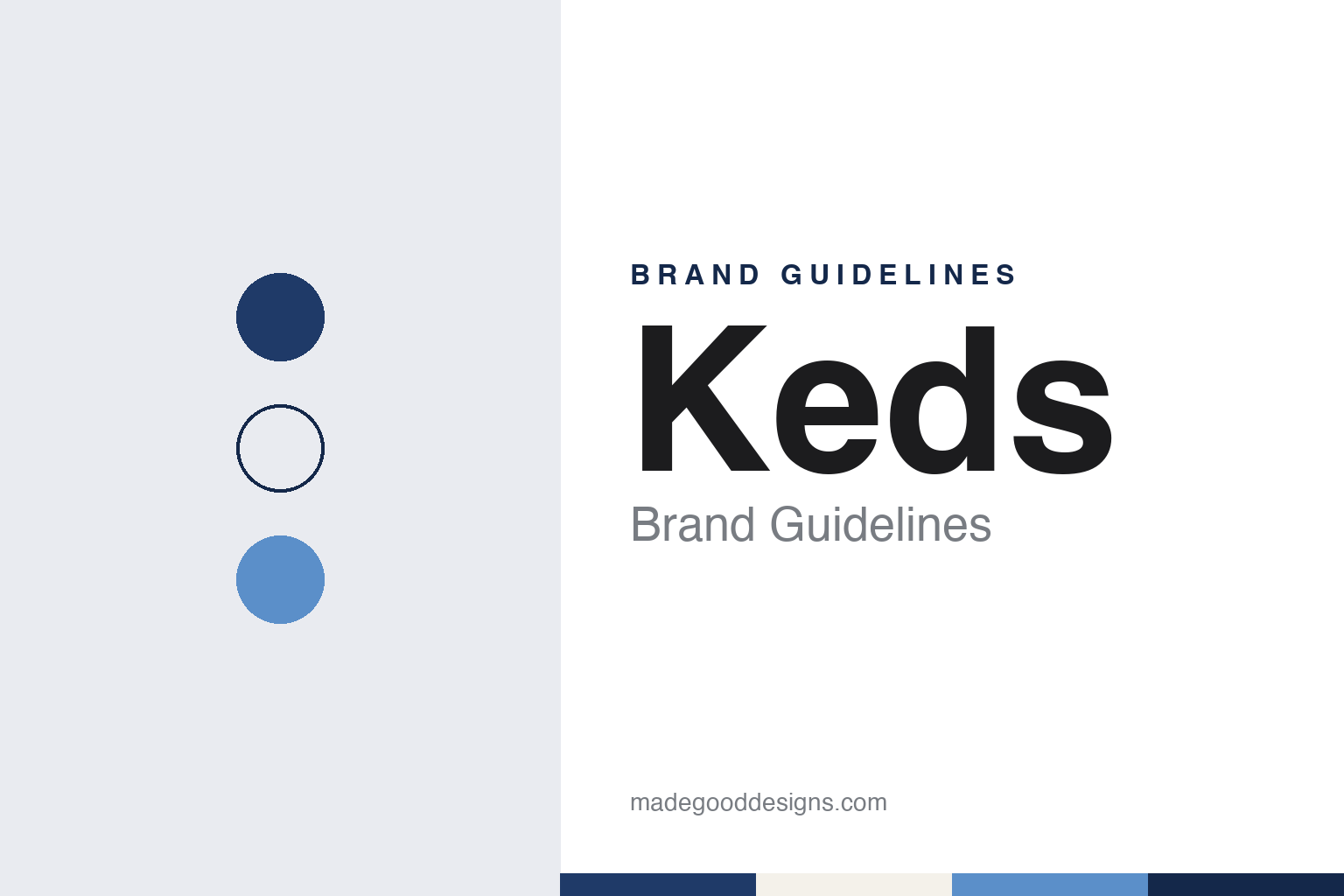 Keds brand guidelines — abstract colour discs and material texture (original homage; not a Keds product or logo)