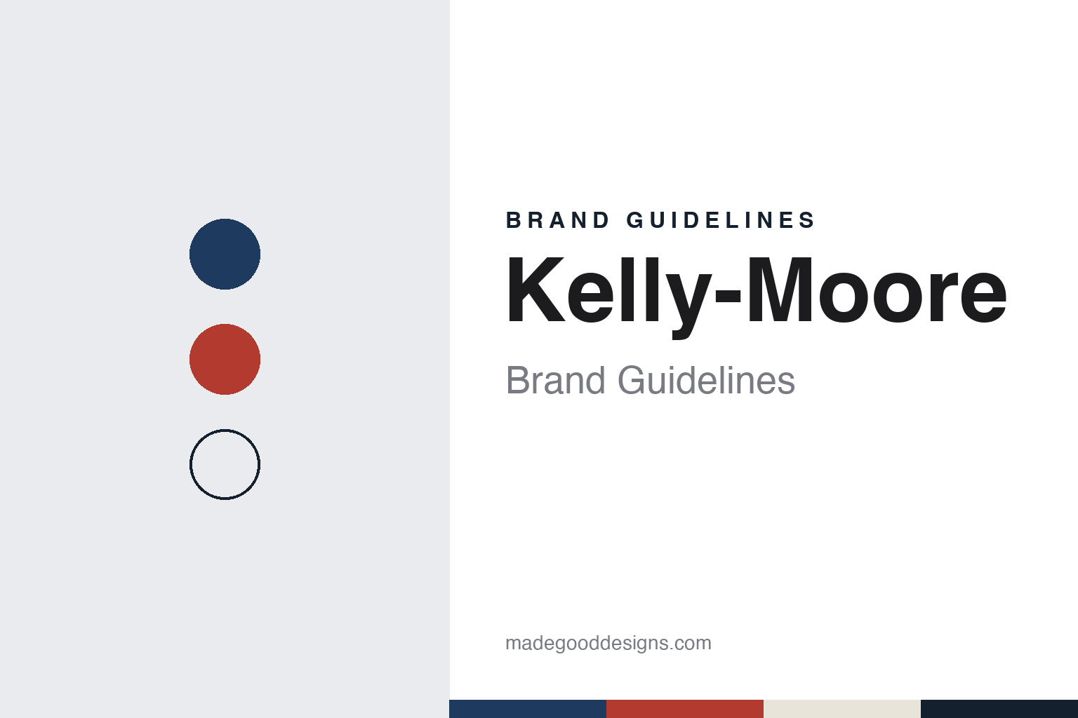 Kelly-Moore Brand Guidelines: The San Carlos Paint Store for Painters, 1946–2024
