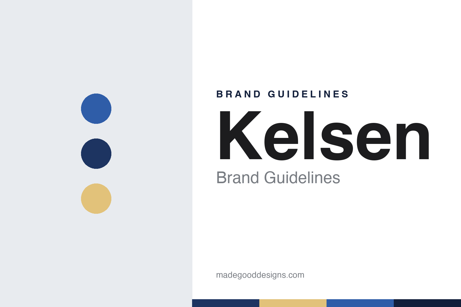 Kelsen brand guidelines — abstract colour discs and material texture (original homage; not a Kelsen product or logo)