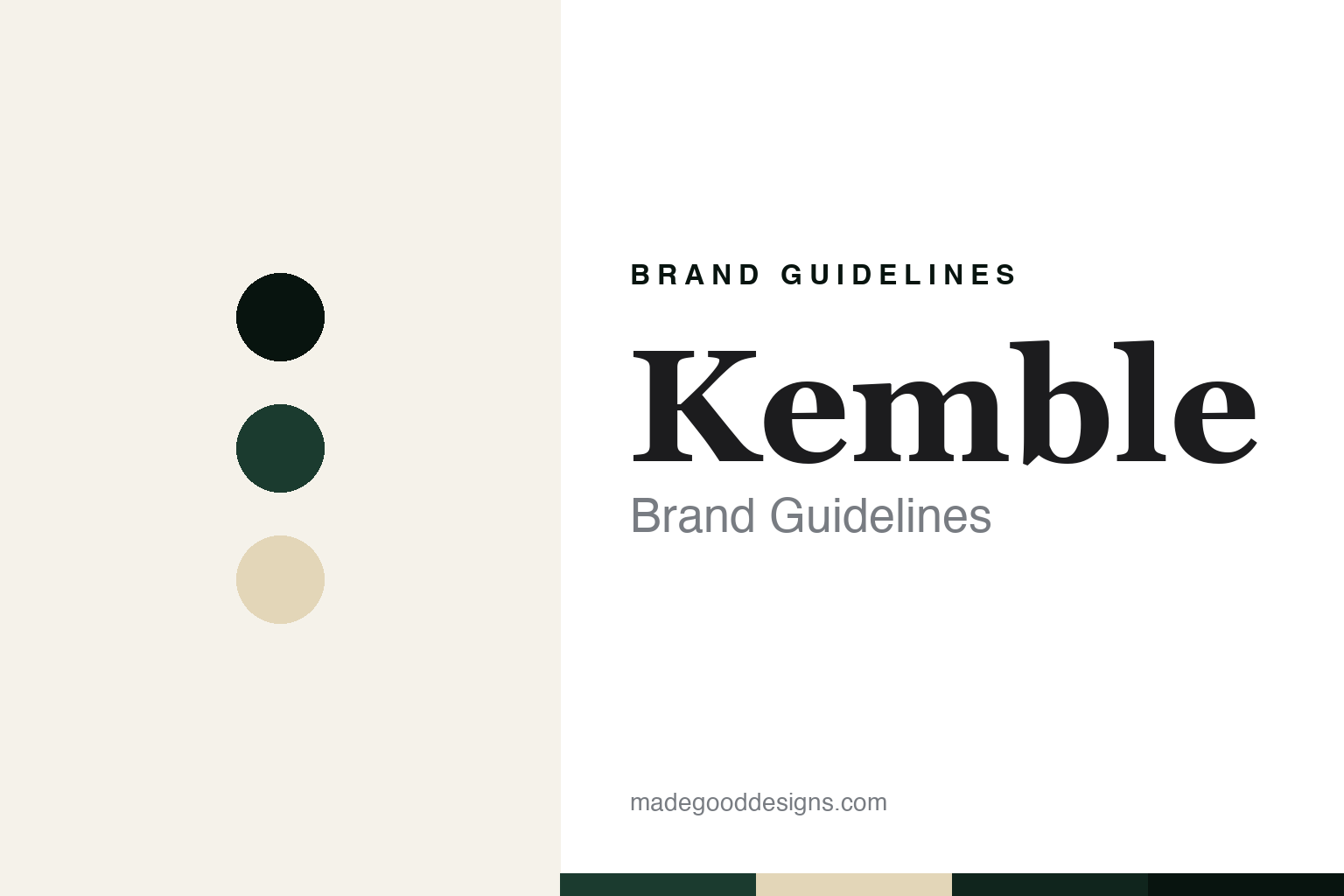 Kemble Brand Guidelines: Britain’s Last Piano Factory