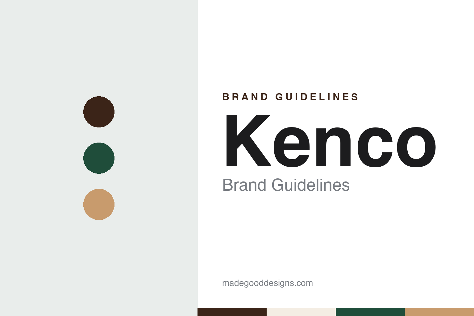 Kenco Brand Guidelines: The Kenya Coffee Company From Mayfair, 1923