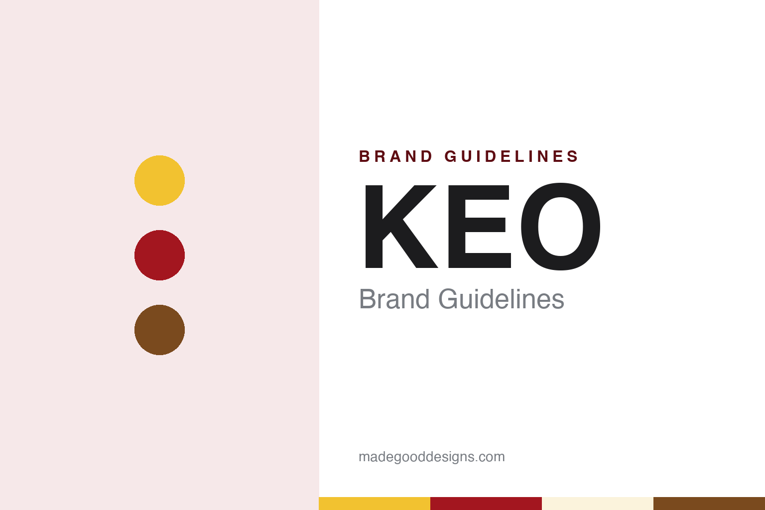 KEO Brand Guidelines: The Cyprus Wine Company Behind the Island’s 1951 Lager