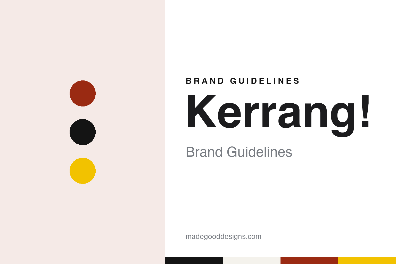 Kerrang! Brand Guidelines: A 1981 Sounds Special, a Weekly and a Quarterly