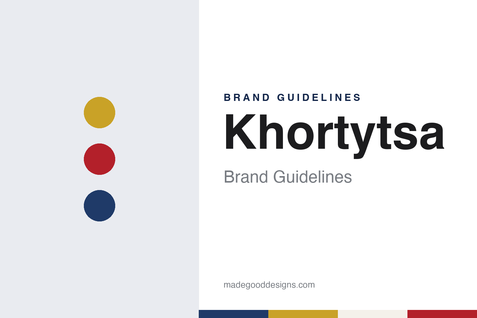 Khortytsa Brand Guidelines: The Zaporizhzhia Vodka Named After a Dnipro Island