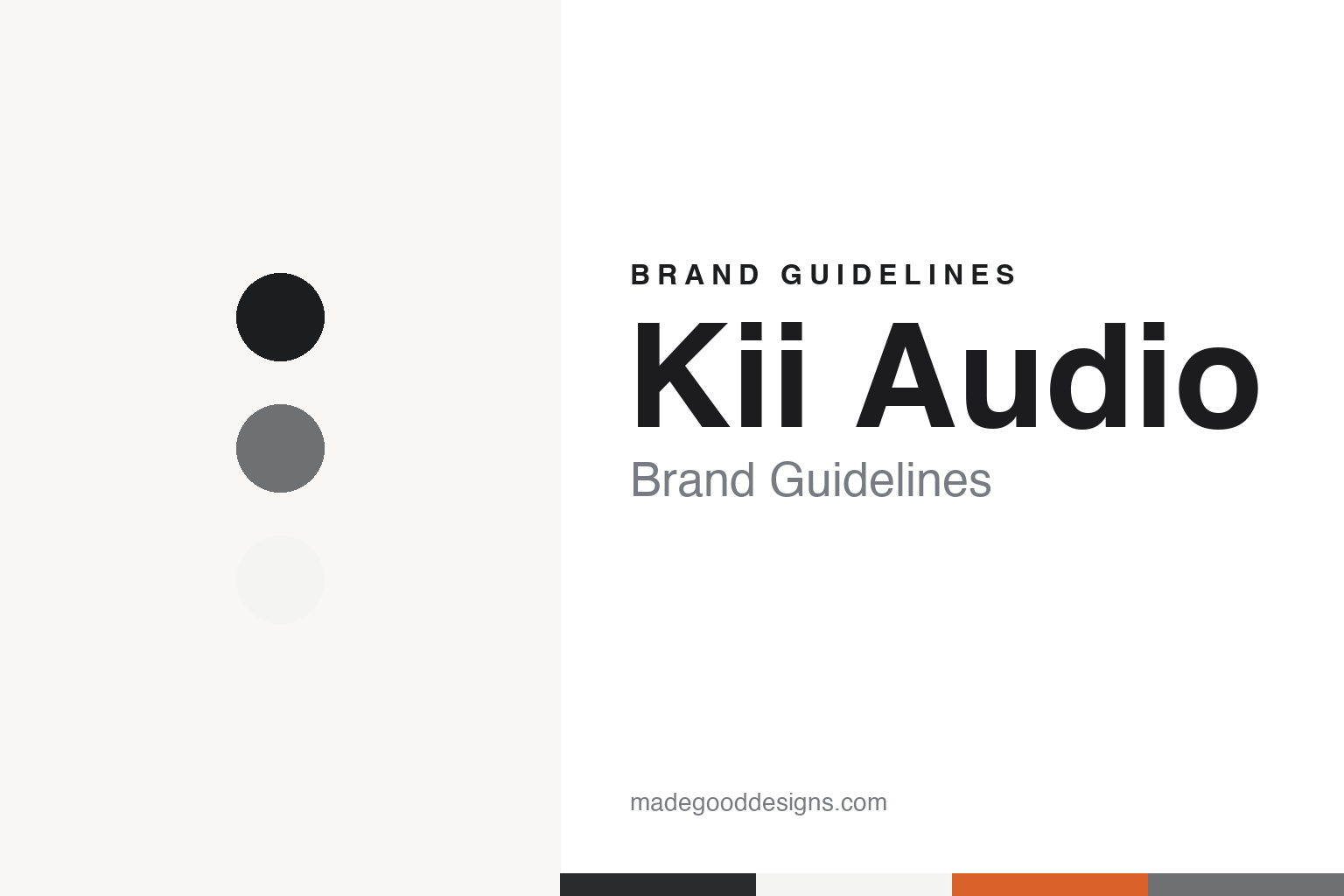 Kii Audio Brand Guidelines: The 2014 Speaker Start-Up Behind the Kii THREE