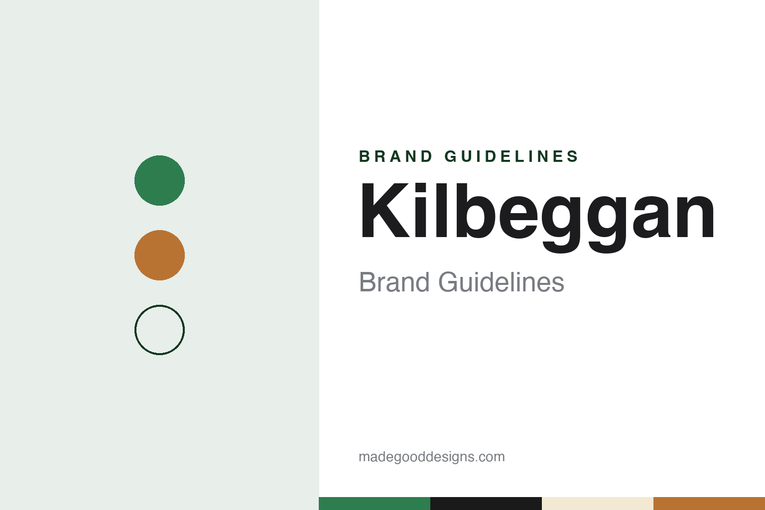 Kilbeggan Brand Guidelines: The Westmeath Distillery Dated 1757, Revived in 2007