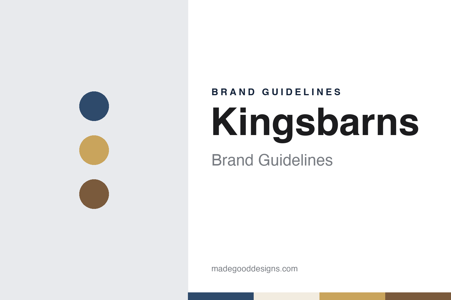 Kingsbarns Brand Guidelines: The Fife Farm-Steading Distillery Owned by the Wemyss Family