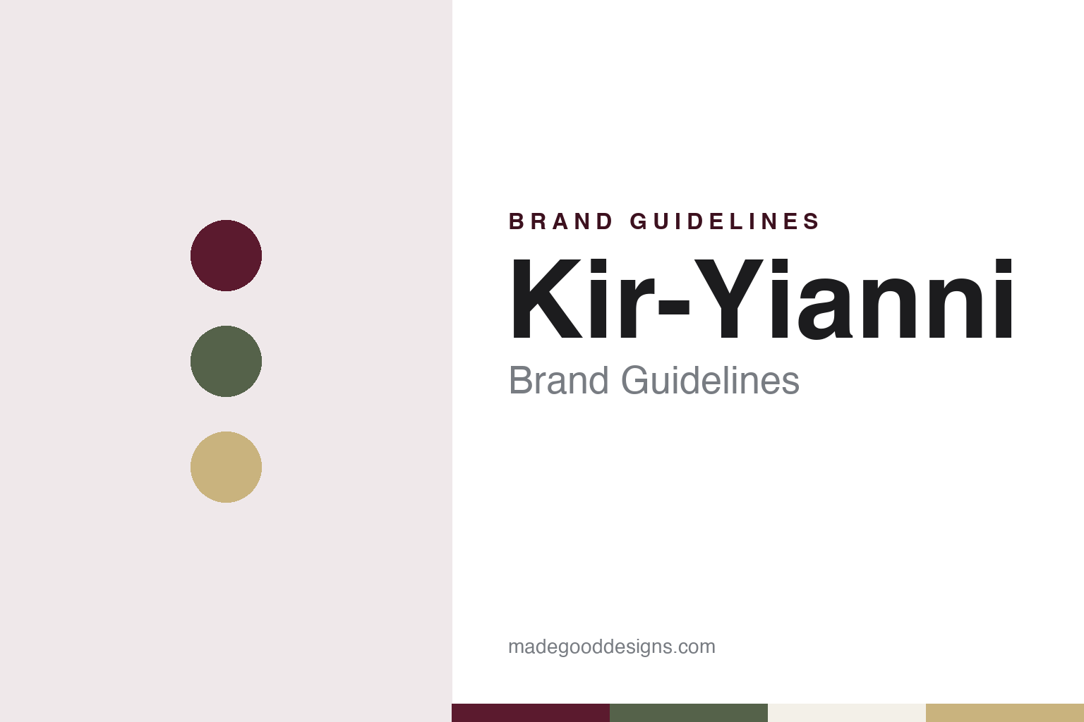 Kir-Yianni Brand Guidelines: Yiannis Boutaris’s Xinomavro Estate in Naoussa, Founded 1997