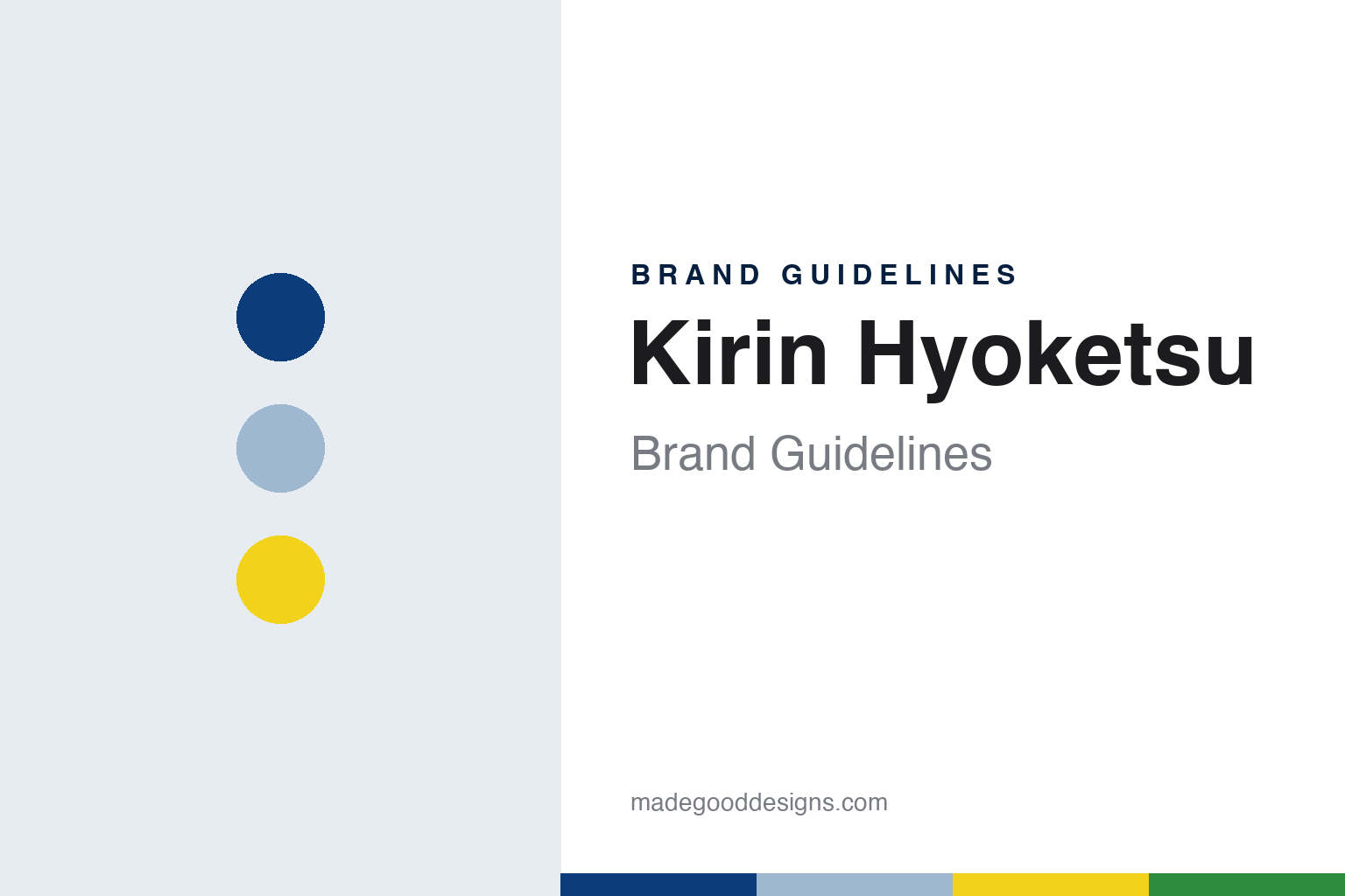 Kirin Hyoketsu Brand Guidelines: The Chu-hi in the Diamond-Cut Can