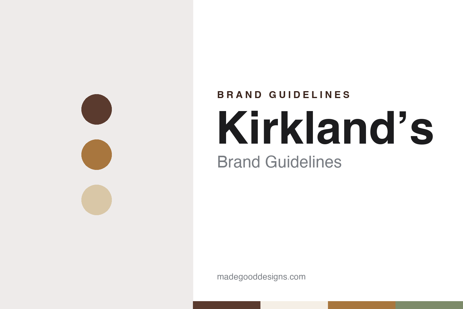 Kirkland’s Brand Guidelines: From Jackson, Tennessee to Bed Bath & Beyond