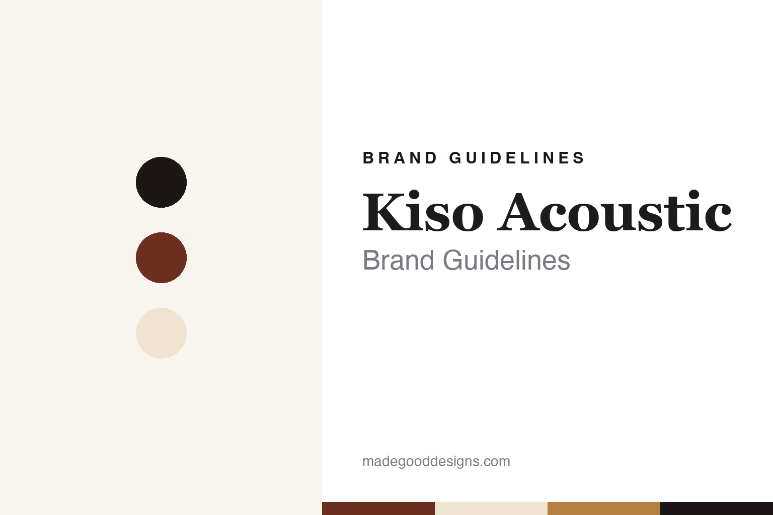 Kiso Acoustic Brand Guidelines: The Speaker Maker Whose Cabinets Are Built by Takamine Guitars