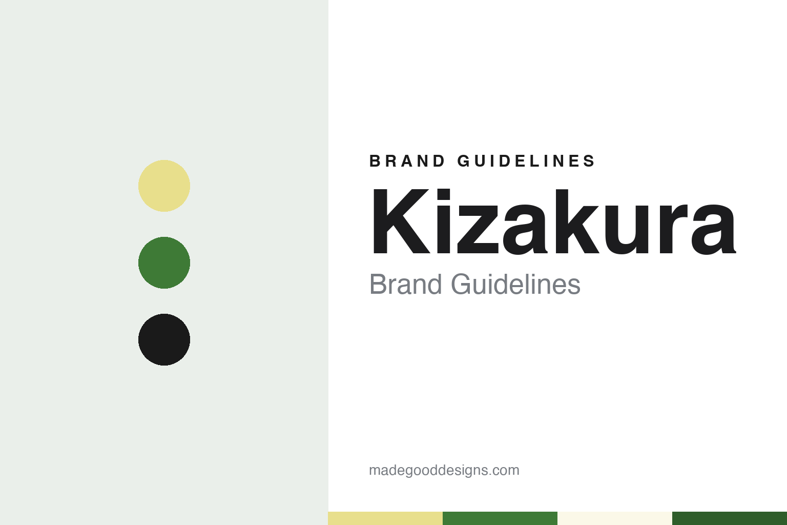 Kizakura Brand Guidelines: The Fushimi Sake House of 1925 and Its Kappa Family