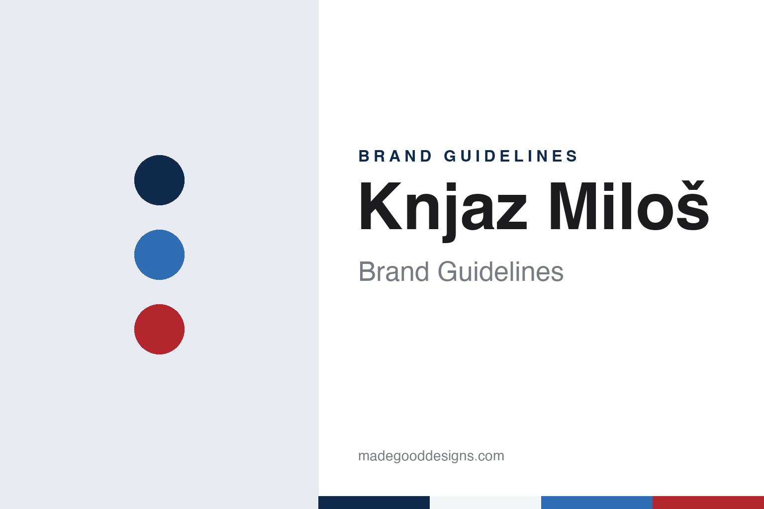 Knjaz Miloš Brand Guidelines: The Aranđelovac Spring Water Named After a Prince