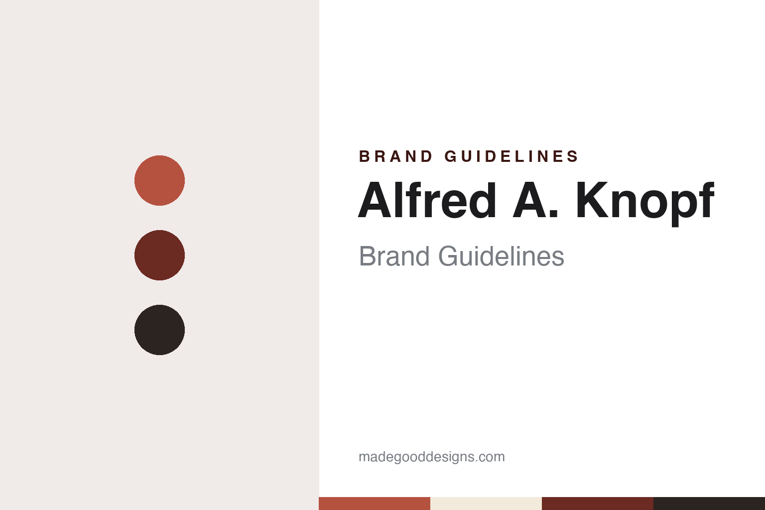 Alfred A. Knopf Brand Guidelines: The Borzoi and “A Note on the Type”