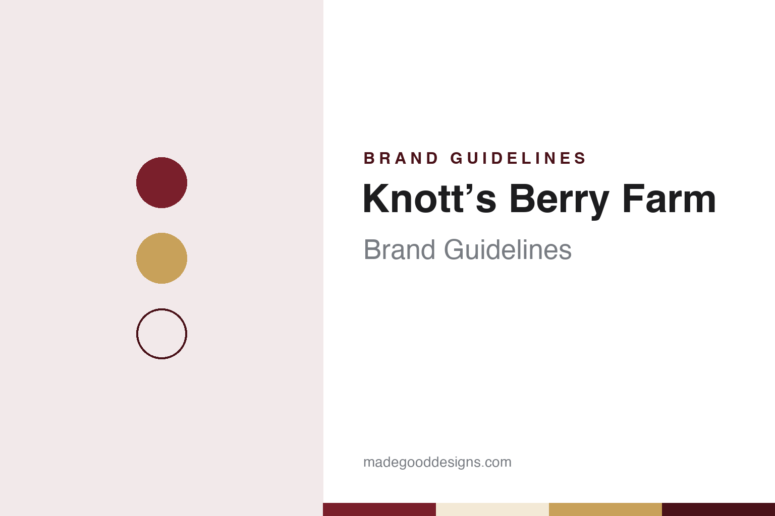 Knott’s Berry Farm Brand Guidelines: From a Buena Park Berry Stand to a Ghost Town Theme Park