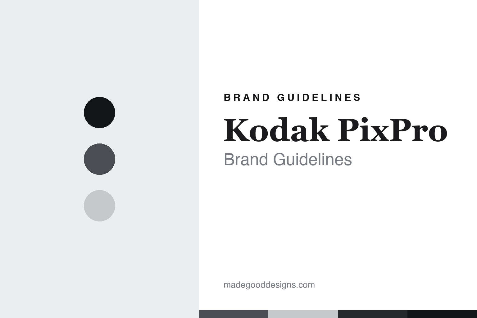 Kodak PixPro Brand Guidelines: The Licensed Name