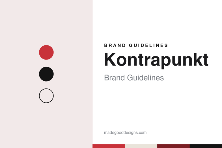 Kontrapunkt Brand Guidelines: A Copenhagen Studio Named for Counterpoint