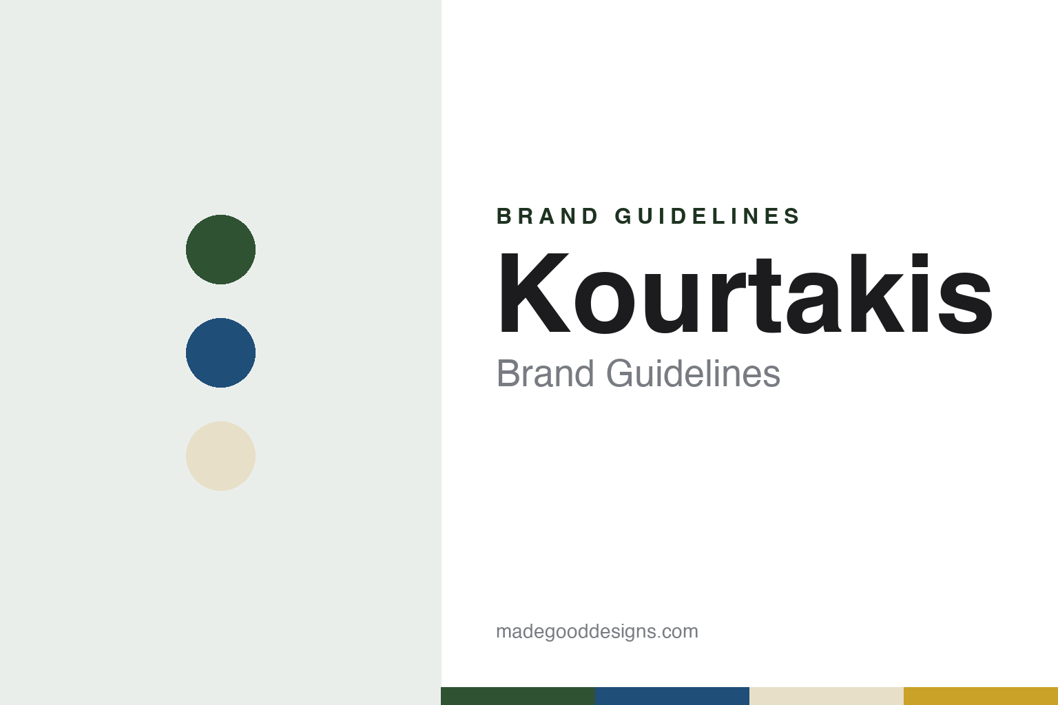 Kourtakis Brand Guidelines: The Retsina House of Markopoulo, Founded in 1895