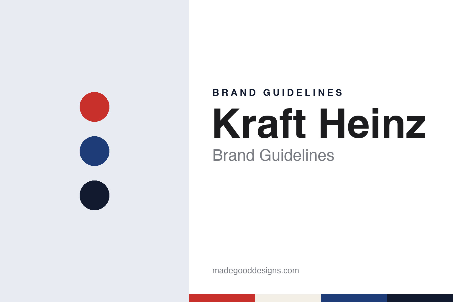 Kraft Heinz Brand Guidelines: Two Wordmarks Fused in 2015
