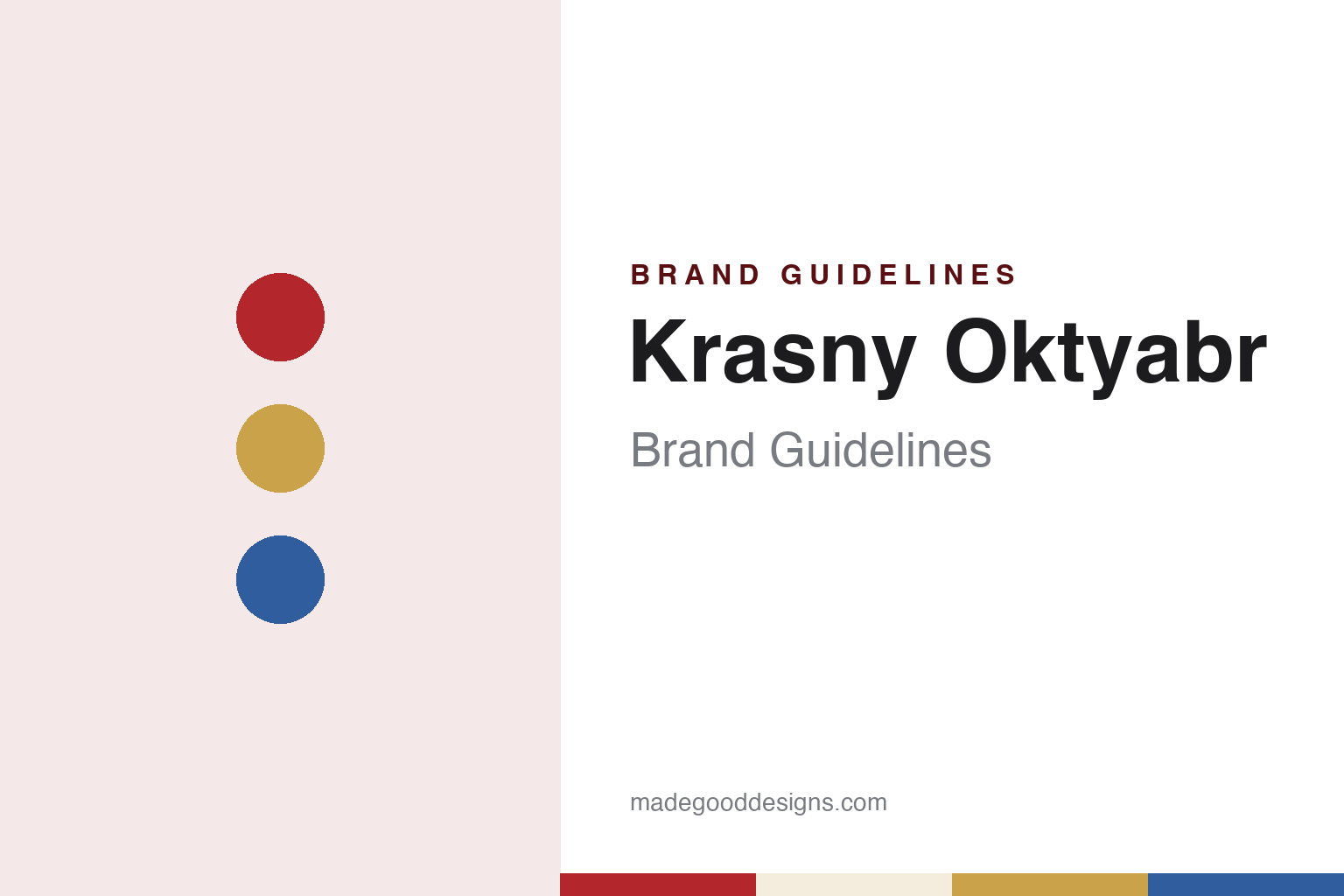 Krasny Oktyabr brand guidelines — abstract colour discs and material texture (original homage; not a Krasny Oktyabr product or logo)