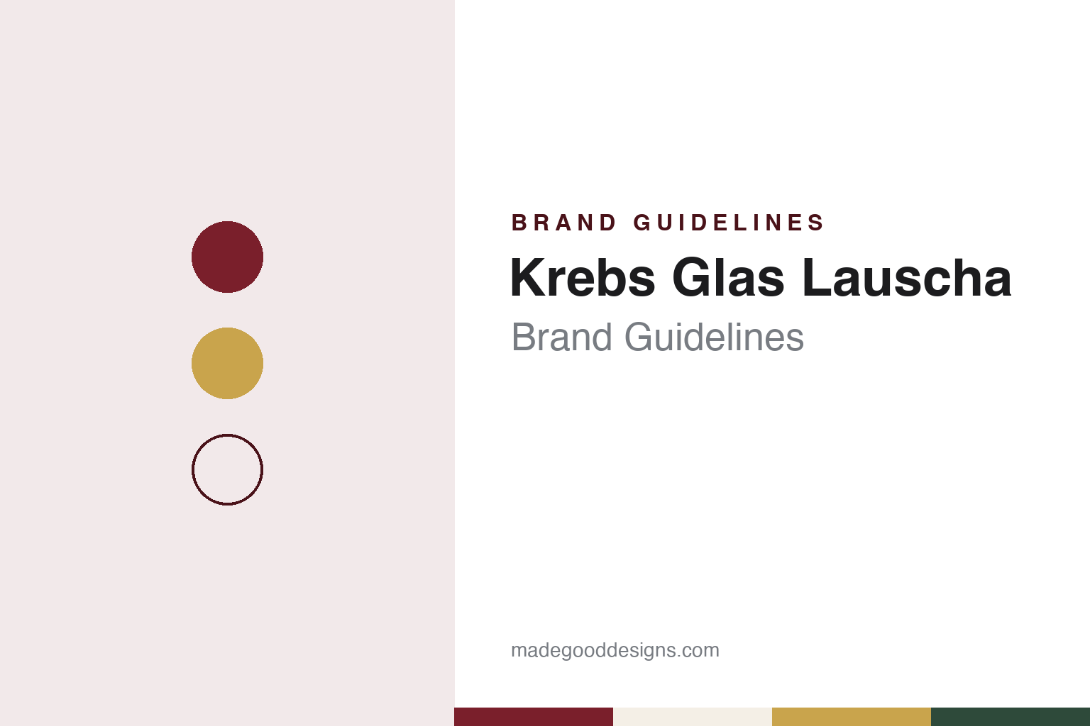 Krebs Glas Lauscha brand guidelines — abstract colour discs and material texture (original homage; not a Krebs Glas Lauscha product or logo)