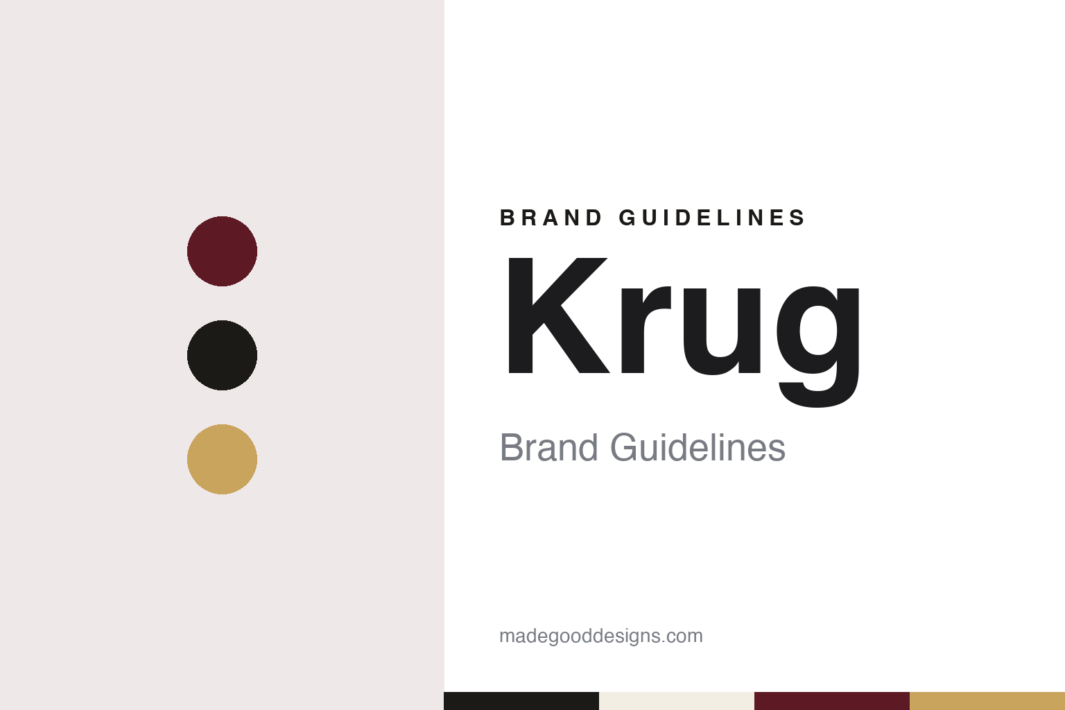 Krug Brand Guidelines: The Reims Champagne House Built on a Founder’s Notebook