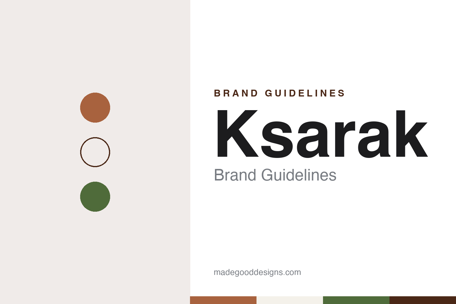 Ksarak Brand Guidelines: Château Ksara’s Bekaa Valley Arak, Aged in Clay