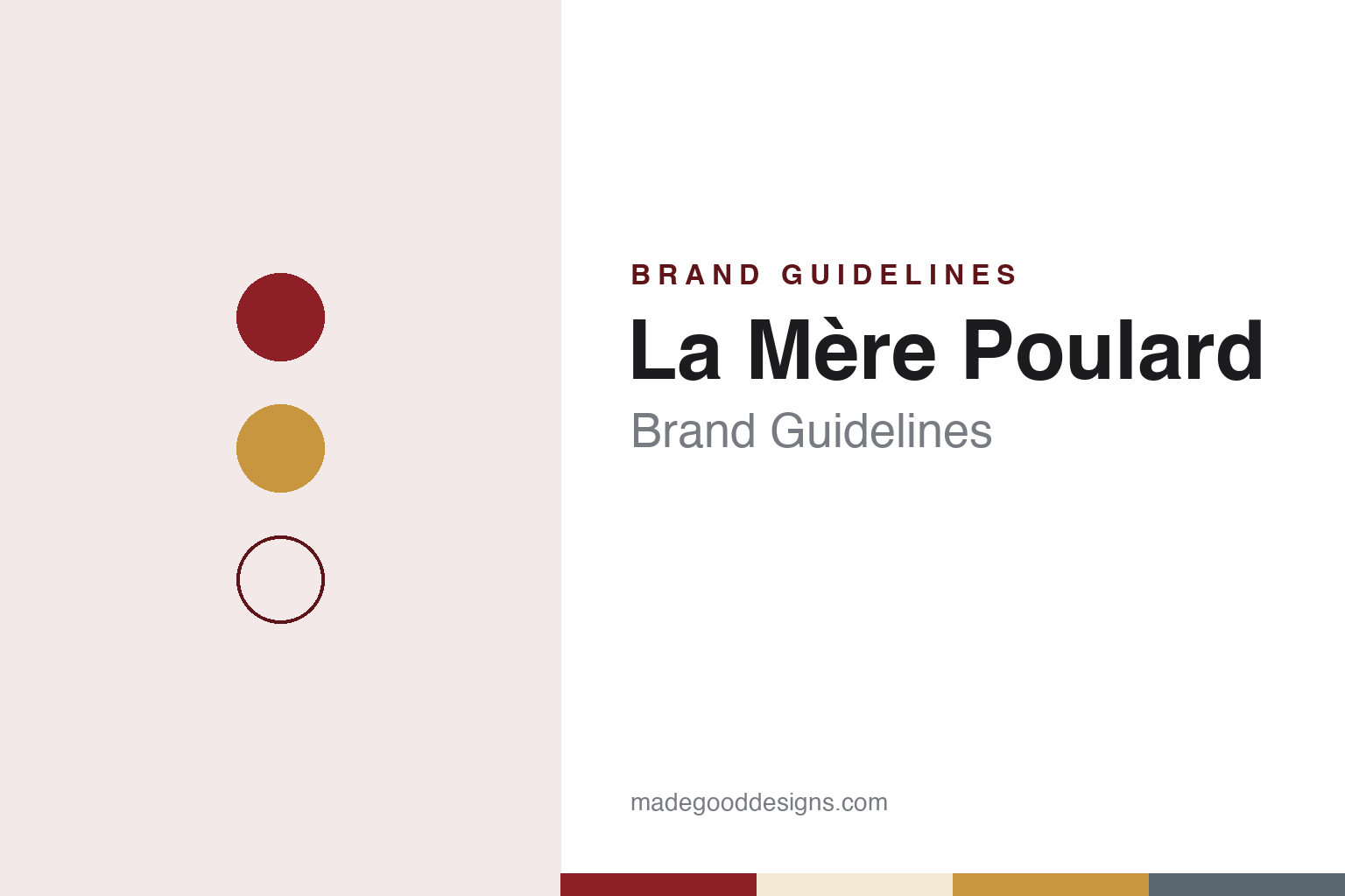 La Mère Poulard Brand Guidelines: The Mont-Saint-Michel Inn Name on a Breton Butter Biscuit