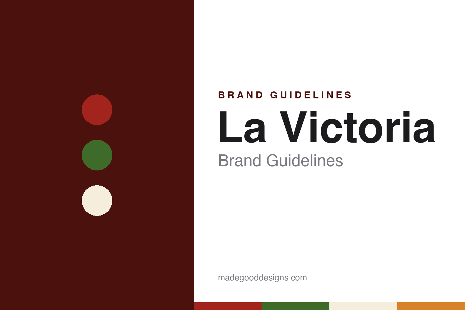 La Victoria Brand Guidelines: A 1917 Los Angeles Salsa, Taco Sauce and MegaMex