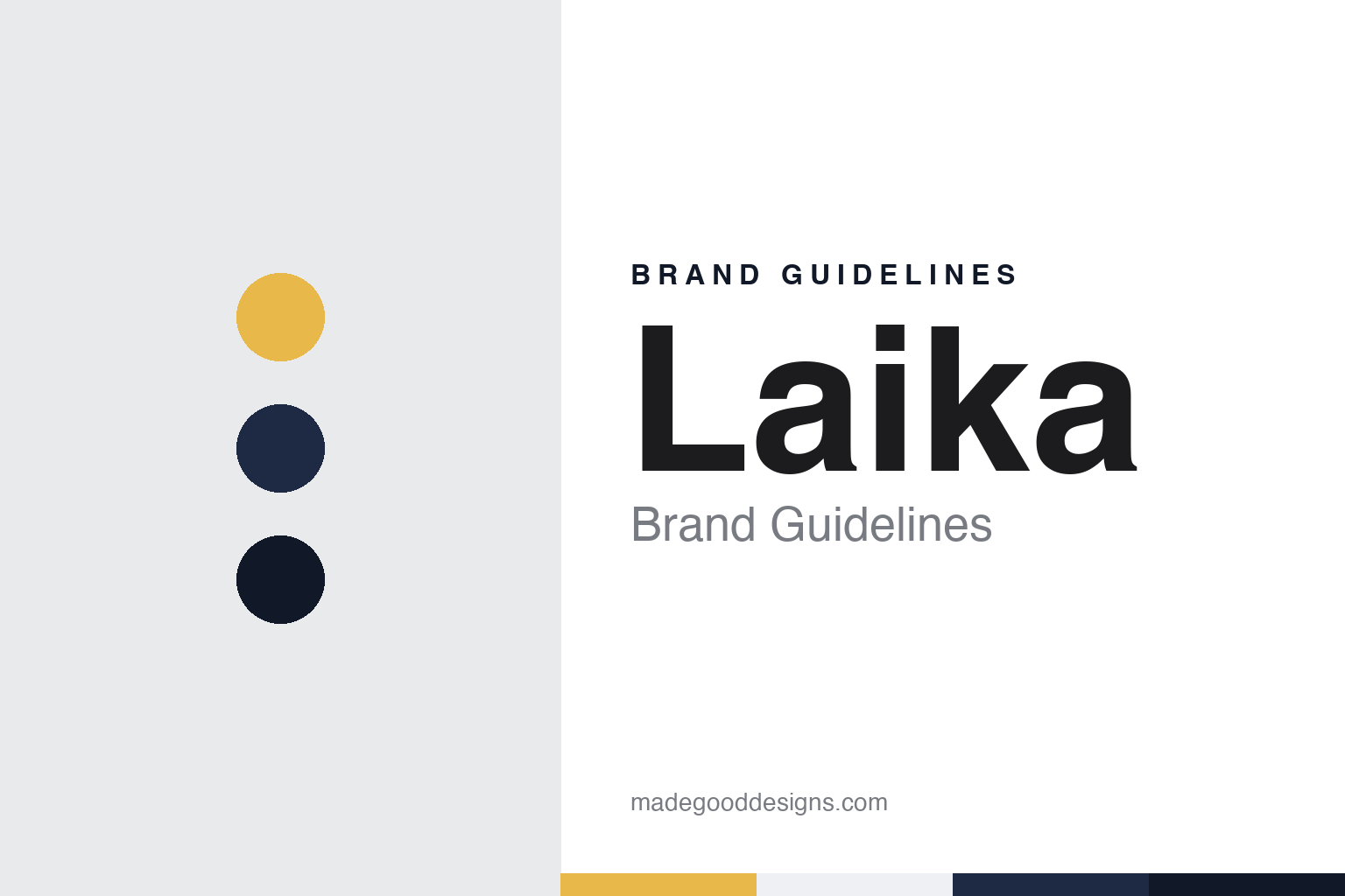 Laika brand guidelines — abstract colour discs and material texture (original homage; not a Laika product or logo)